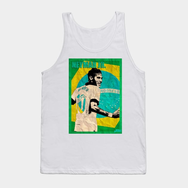 Neymar Tank Top by johnsalonika84